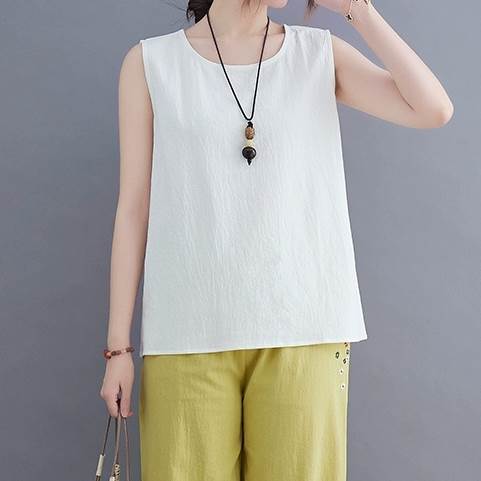 レディース トップス タンクトップ ショート丈 プルオーバー ラウンドネック かわいい 大人可愛い きれいめ シンプル カジュアル 上品 おしゃれ かっこいい レトロ ラフ 個性的 主役級 こなれ感