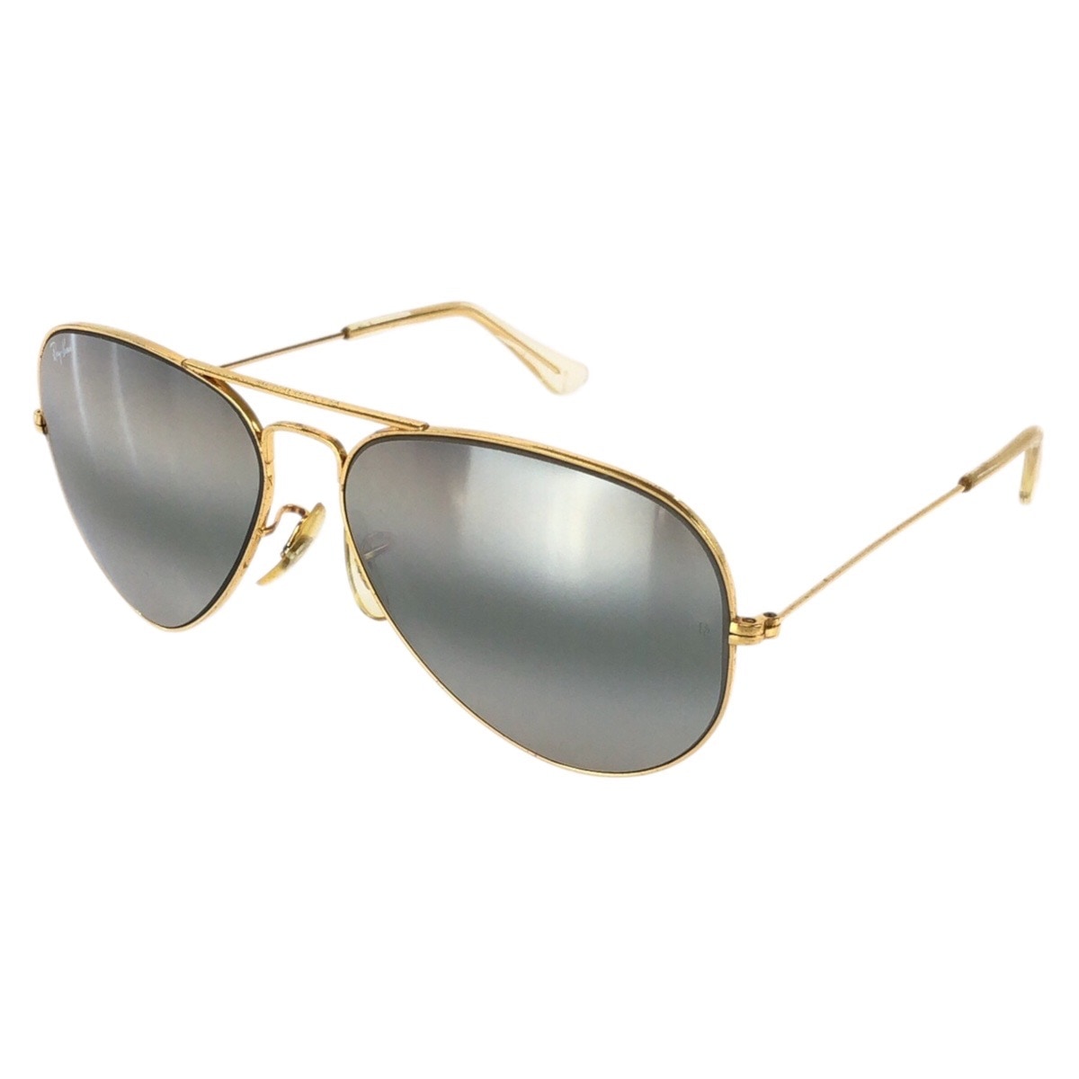 美品 ボシュロム アビエーター ゴールド シルバー メッキ B&L 5814 サングラス 男女兼用 レディース 602453