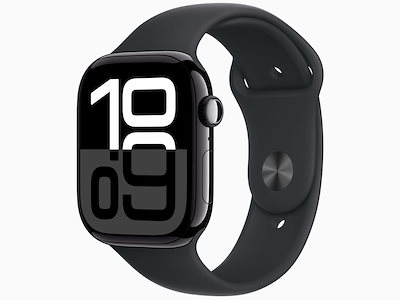 他サイト： 「新品」Apple Watch Series 10 GPSモデル 46mm MWWQ3J/A [ジェットブラック・ブラックスポーツバンド M/L]の商品画像