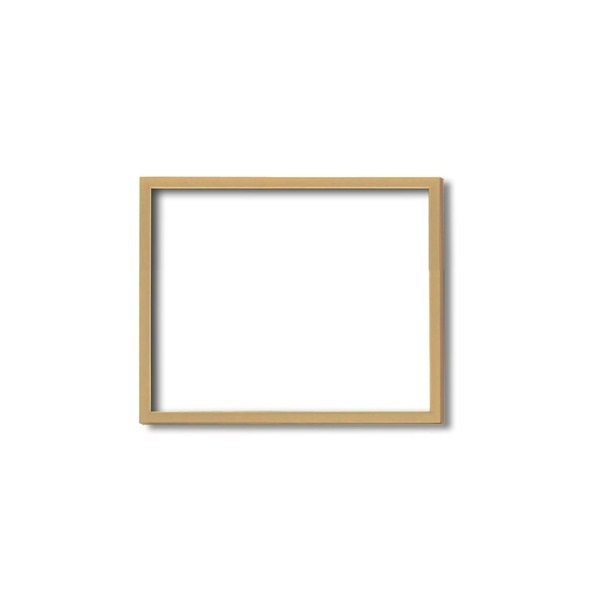 デッサン額縁/フレーム 八ツ切サイズ 303242mm 木地 壁掛けひも/アクリル付き 化粧箱入り 5767