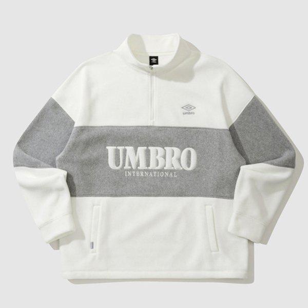 プラスフリース スタンネック ハーフジップアップ UP421CFSN8 SCW_P409846119