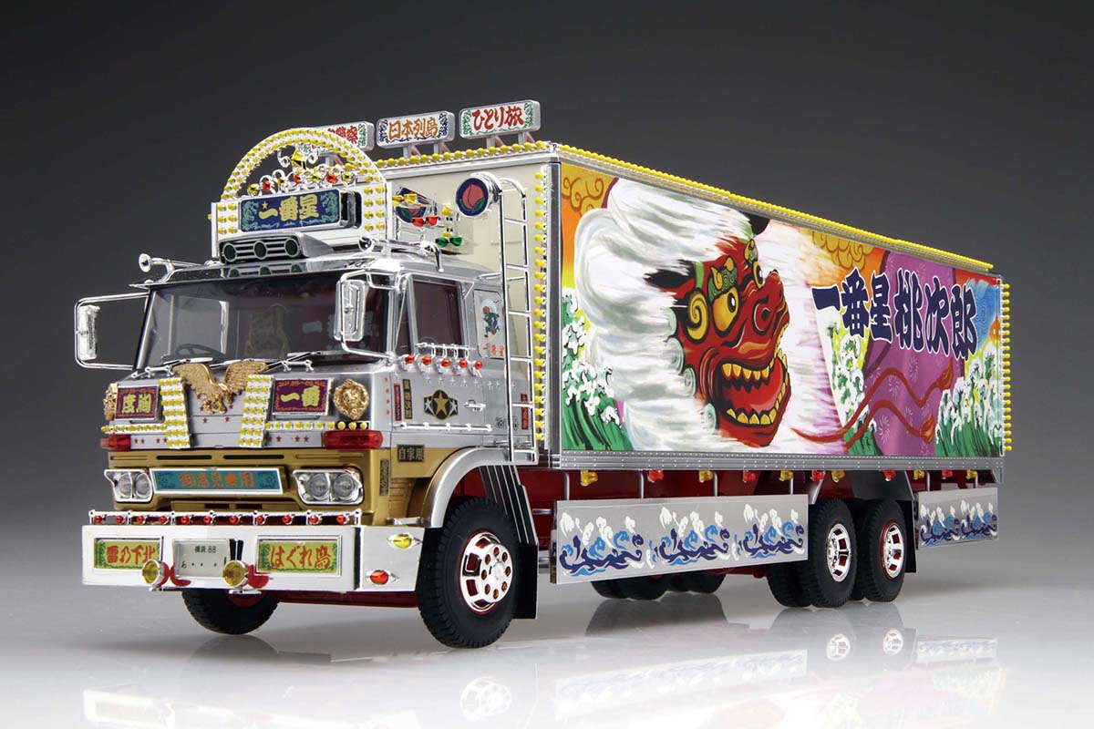 アオシマ 1/32 トラック野郎 No.5 一番星 天下御免【66508】 プラモデル ABK トラックヤロウ05 テンカゴメン