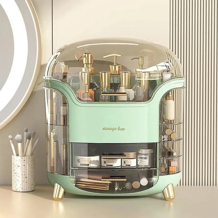 【メガ割 】新入荷 化粧品ケース 収納ケース 小物整理 小物入れ 化粧 ポーチ 韓国 ラック 収納 ケース ピアス 棚 コスメ ボックス 引き出し アクセサリー メイク 道具 大容量 バッグ フタ付き