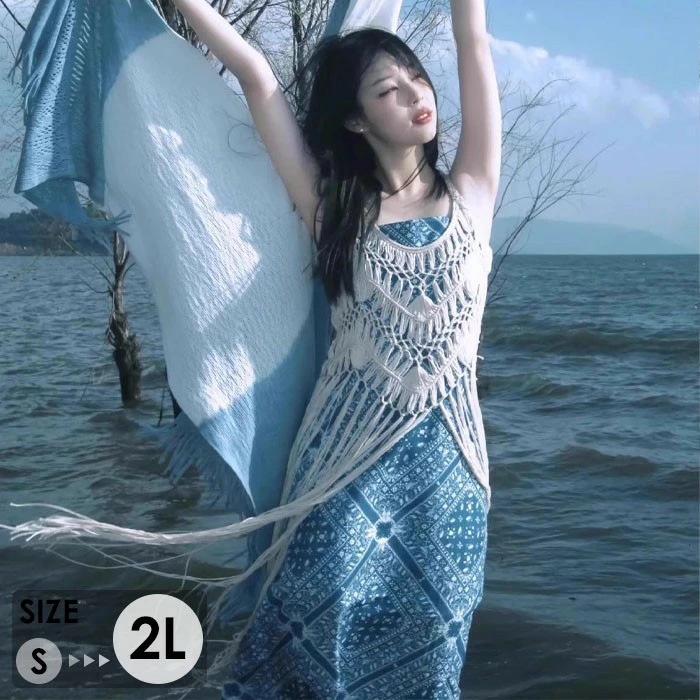 リゾートワンピ エスニック柄 大人可愛い 夏ワンピース リゾートワンピース レディース リゾート ワンピース サマー オシャレ ミモレ丈 ロングワンピ 春 夏 ハワイ ハワイアン 沖縄 結婚式 海外旅