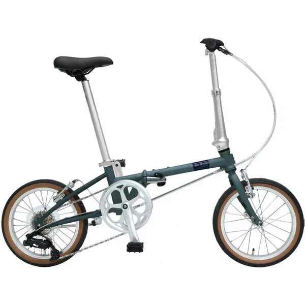 ダホンインターナショナル Boardwalk 16 フォールディングバイク Matt Grayish Green 折り畳み自転車 16インチ 7段変速