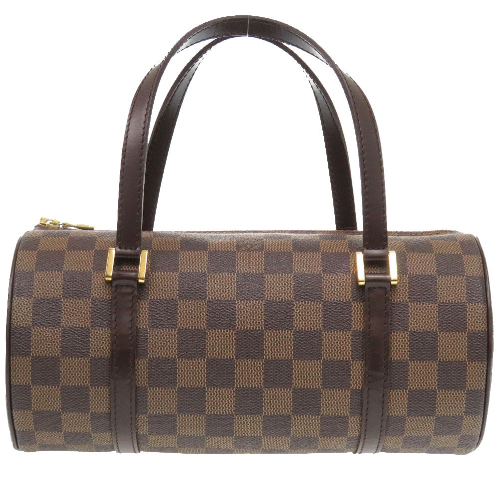 美品 パピヨン26 ダミエ N51304 ハンドバッグ ダミエキャンバス/ダミエキャンバス エベヌ LV 1115【中古】 レディース