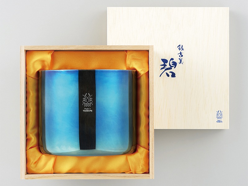 「碧銀古美（ぎんふるみ）」18-8ステンレスW構造アイスペール