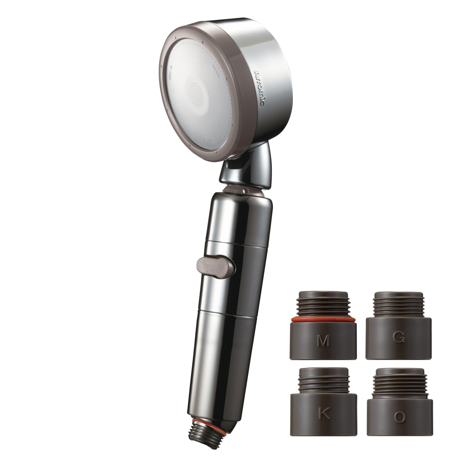 アラミック シャワーヘッド ナノバブル 節水 高水圧 きめ細やかな極細水流で肌・髪に優しい 3Dプレミアム ワイド水流 角度調整 ブラック 日本製 A3DNB-SL