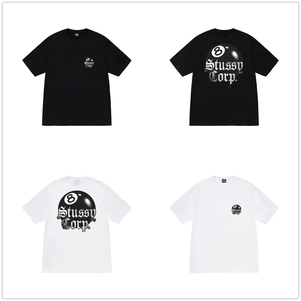 STUSSY カットソー 半袖 STUSSY メンズ STUSSY 8 BALL CORR TEE - Tシャツ 1904868