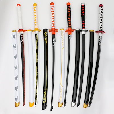 送料無料 鬼滅の刃　刀 日輪刀　7本セット　木製 まとめ売り 51AqlbHTBrL._AC_SY200_QL15_.jpg