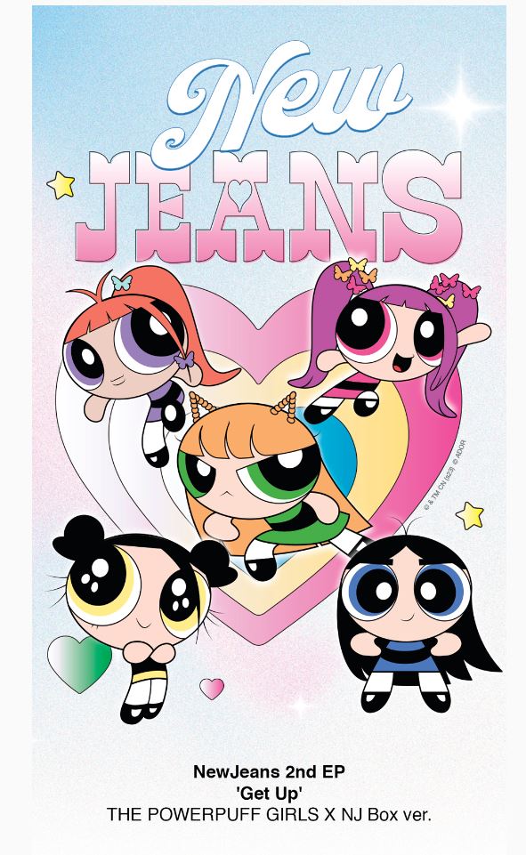 ニュージンズ NewJeans- 2nd EP Get Up (THE POWERPUFF GIRLS X NJ Box ver.)