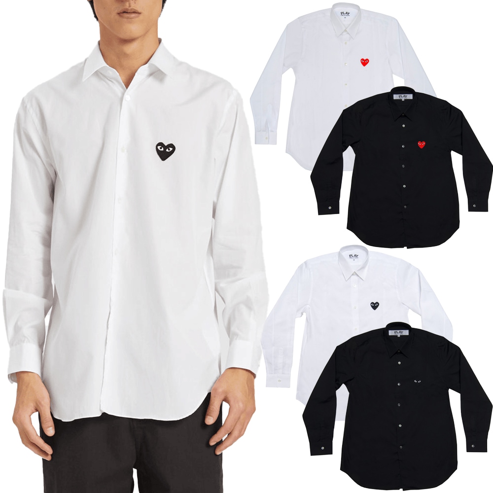 国内発送 / 正規店買付 【COMME des GARCONS】メンズ ハートロゴ シャツ