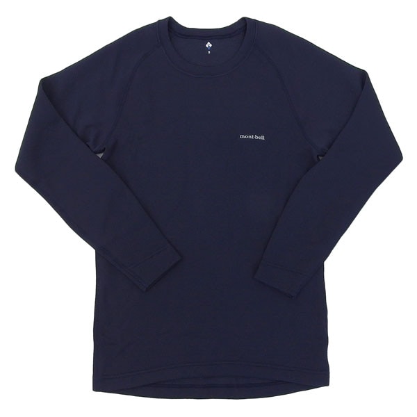 モンベル アンダーウェア インナー メンズ Lサイズ ネイビー ジオライン EXP.ラウンドネックシャツ Men s RL1107712NV mont-bell
