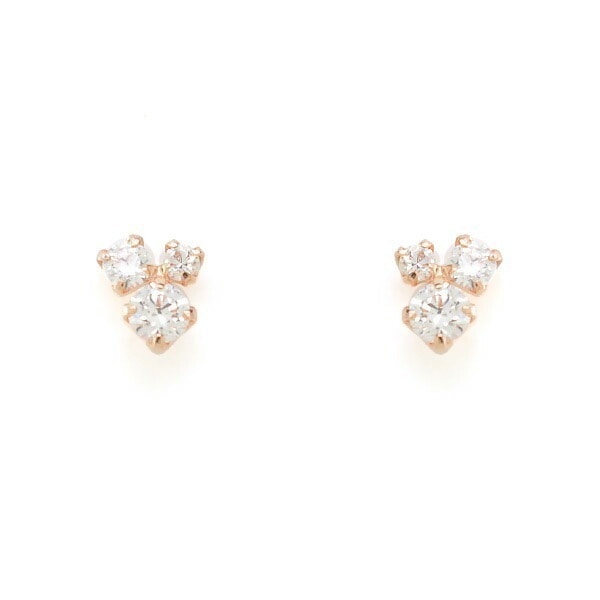 リボン済＆紙袋 ピアス レディース 正規品 お花モチーフ K10ピンクゴールド 女性 ギフト プレゼント 祝い 10,140円