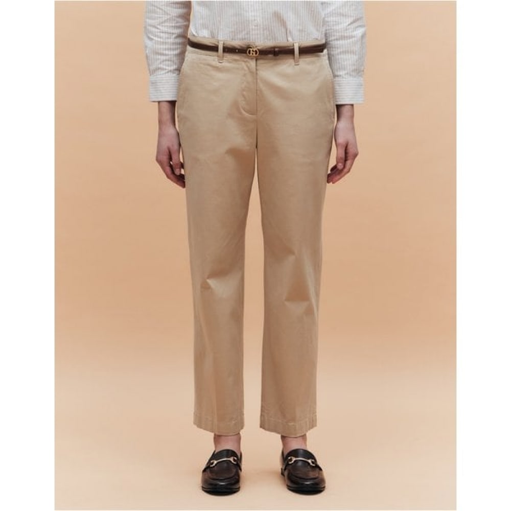 [25SS] [アイコニック] ストレートチノパンツベージュHSPA5BC21I2