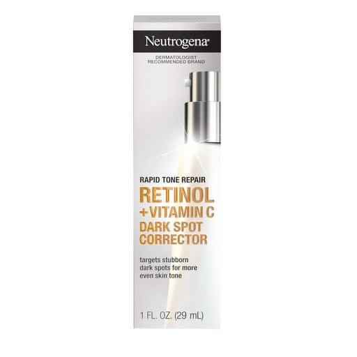 Neutrogena 皮膚の変色やシミの外観を減少させることがレチノールサビタミンCヒアルロン酸で迅速なトーン・修理ダークスポットコレクター1オズ