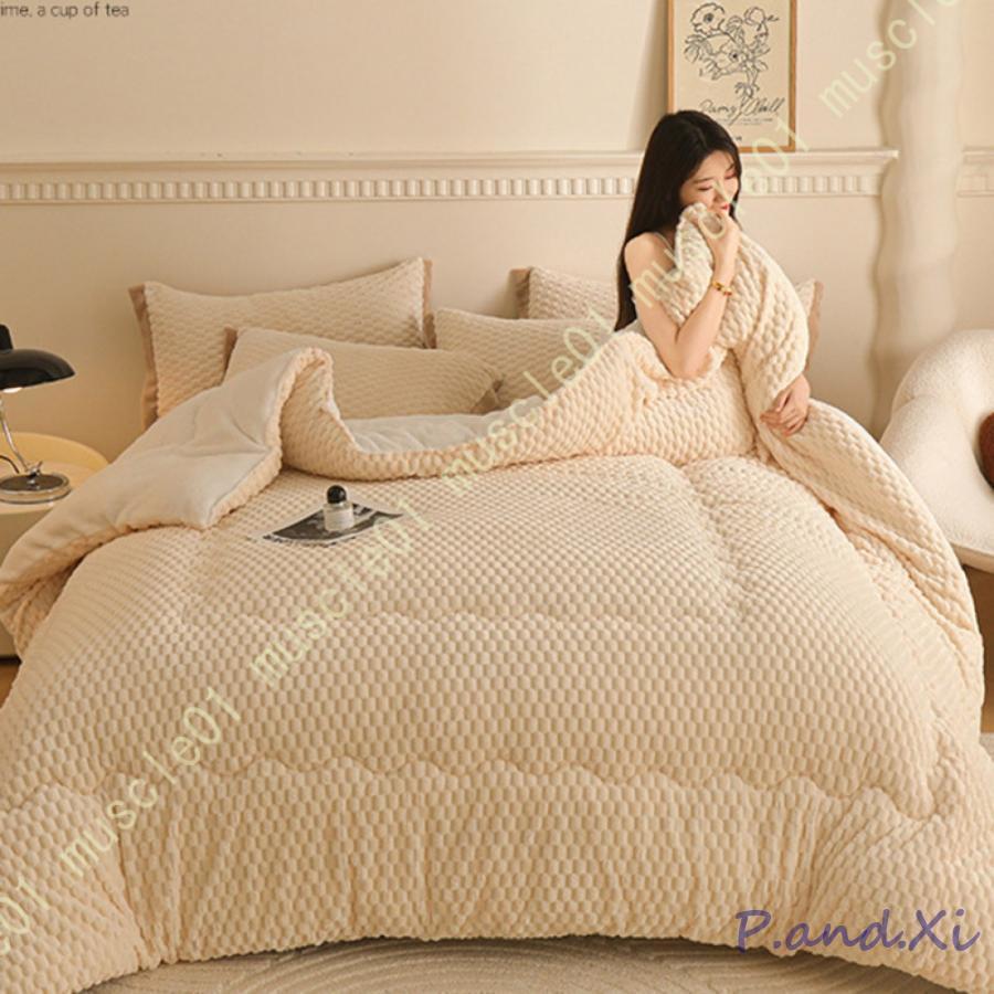 掛け布団 毛布布団 厚手 寝具 あったか 毛布にもなる 2WAY仕様 シングル セミダブル ダブル 掛けふとん リバーシブル フランネル 暖かい 吸湿保温 中綿増量