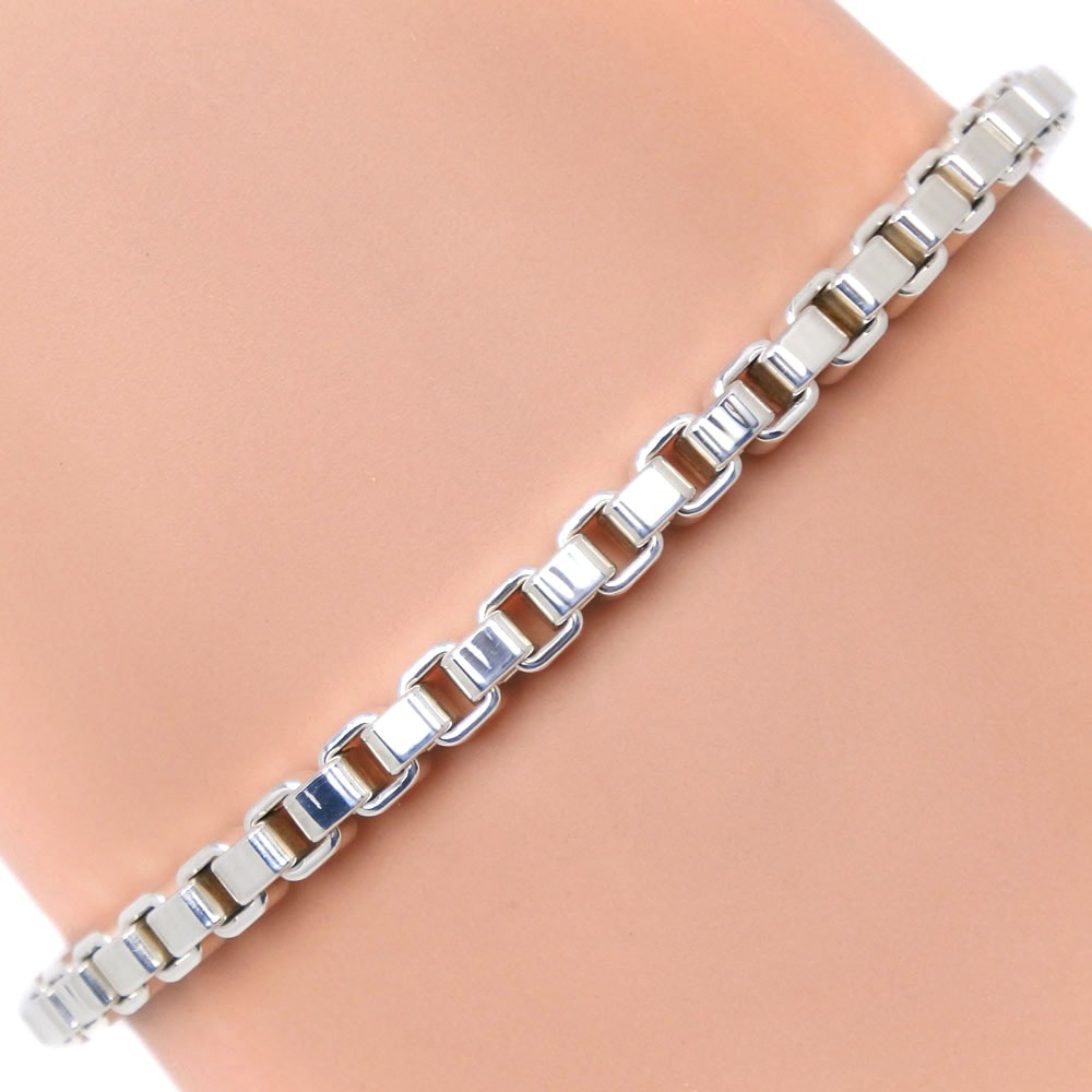 ベネチアン ブレスレット シルバー925 約15.5g レディース 中古品 A-ランク