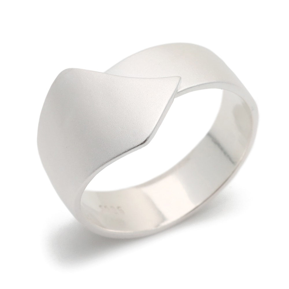 925 リボンリング ラベル シンプル [cr134]