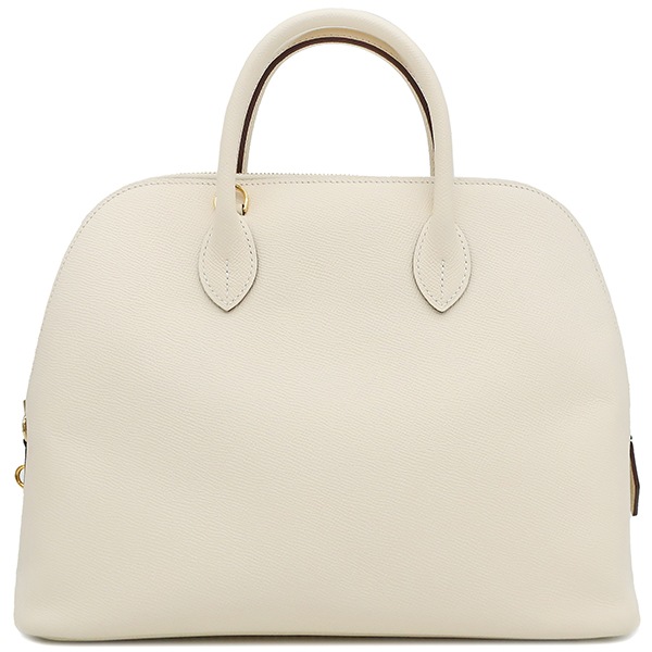 エルメス HERMES 2WAYバッグ ボリード1923 30 ヴォーエプソン ナタ ゴールド金具 白 ショルダー U刻印（2022年製） 【箱】【中古】