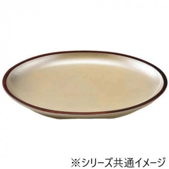 福井クラフト 尺5小判深盛皿 黄金銀彩天べっ甲(全面塗) 55203110