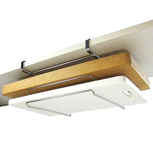 吊り下げラック まな板ホルダー まな板スタンド 18-8ステンレス製 穴あけ不要 ネジ止め不要 日本