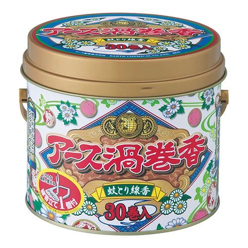 ケース販売　30巻 缶入り　 蚊とり線香　24缶入り