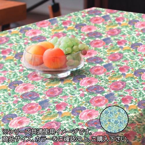 富双合成 テーブルクロス 約130cm幅x15m巻 ER109 ブルー