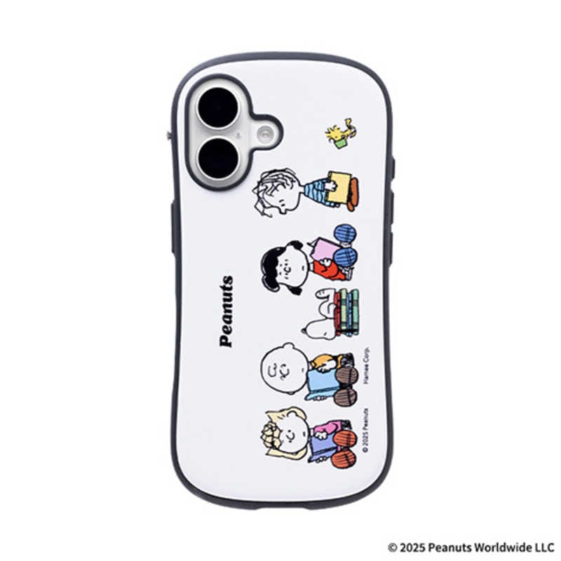 ［iPhone 16専用］PEANUTS/ピーナッツ iFace First Class MagSynqケース iFace ピーナッツ・ギャング/読書タイム　IP16IFACEPNTWHGG