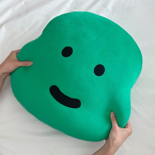 joguman studio クッション フェイス 40×42cm もちもち ぬいぐるみ ブラキオ