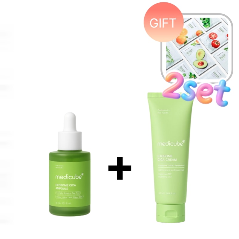 エクソソームシカアンプル30ml+エクソソームシカクリーム50ml.保湿.ハリ.うるおい.低刺激.敏感肌OK.韓国コスメ.スキンケア.エイジングケア.しっとり.デイリーケア.肌キメ整える.乾燥対策.潤