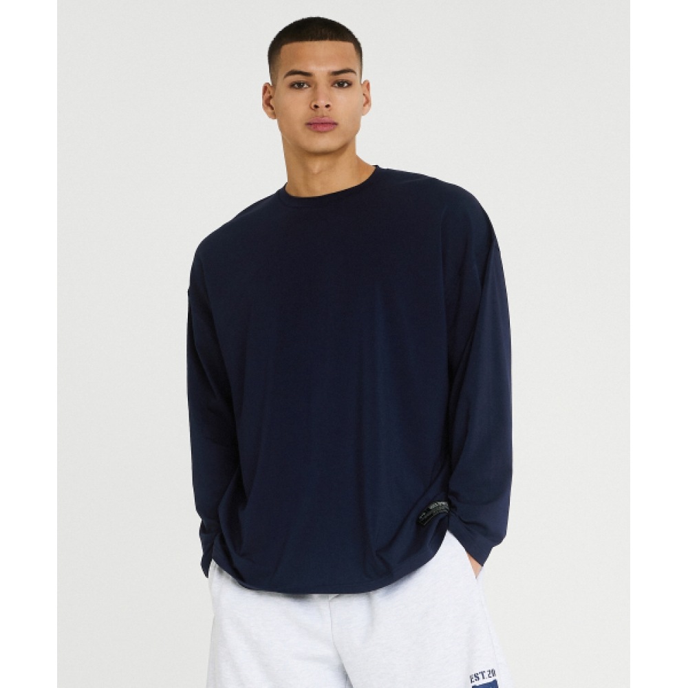 HDEX ソフトオーバーフィットロングスリーブ (ネイビー)