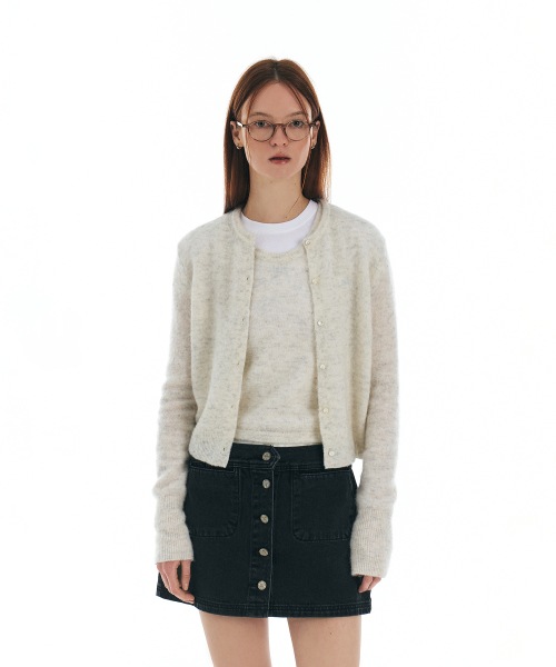 グローブジェースカーディガン _ライトグレー