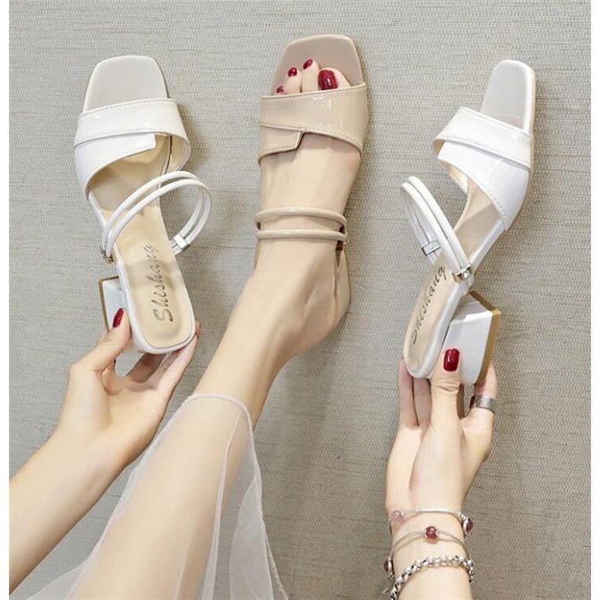 【20点セット】ミュール サンダル レディース ミュールサンダル 太ヒール 美脚 ハイヒール 歩きやすい シューズ 痛くない