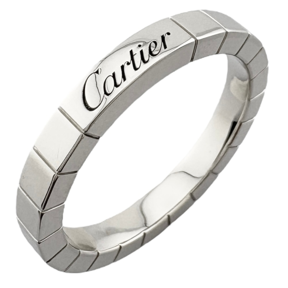 カルティエ ラニエール リング 指輪 17.5号 18金 K18ホワイトゴールド CARTIER 中古 美品