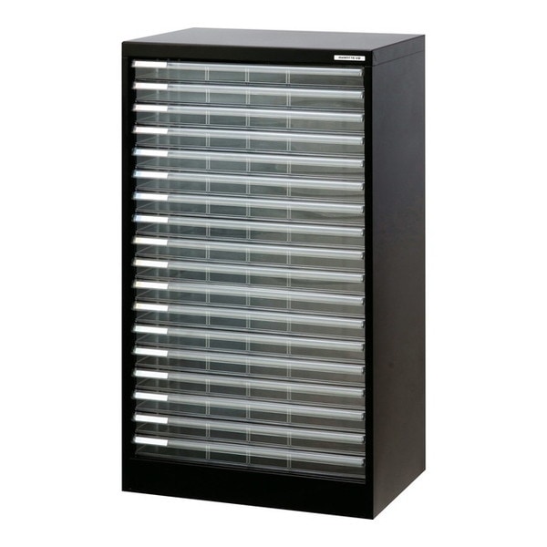 A3F-18 アバンテV2フロアケース A3 浅18段 クロ メーカー直送