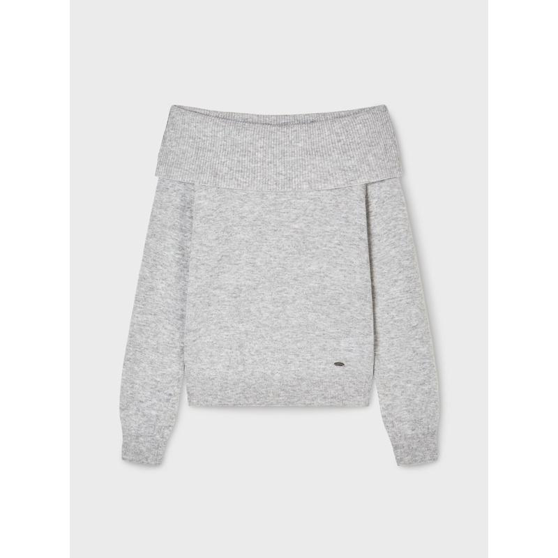 女性用 Folded Off-Shoulder プルオーバー WHKAG1191F_s