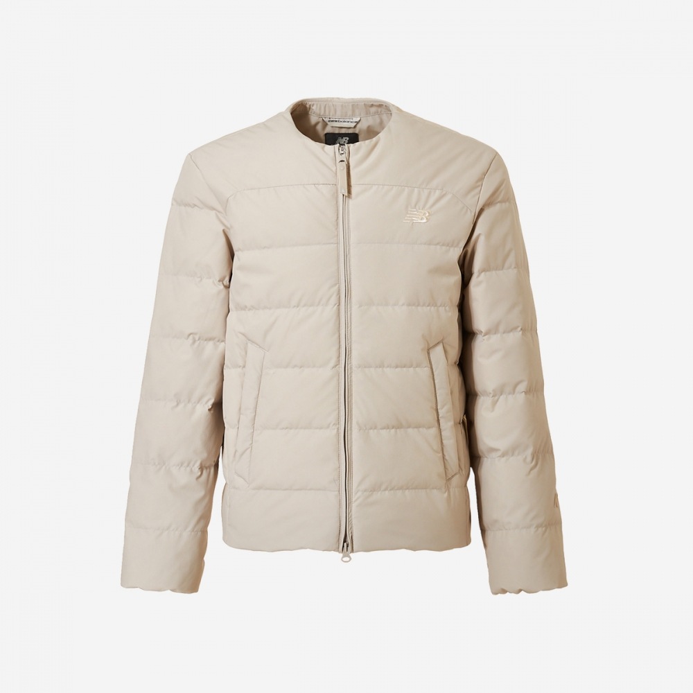 ニューバランス UNI アクティブライトダウンジャケット (ヨーロッパ) NBNPEB1913-(36) ライトベージュ