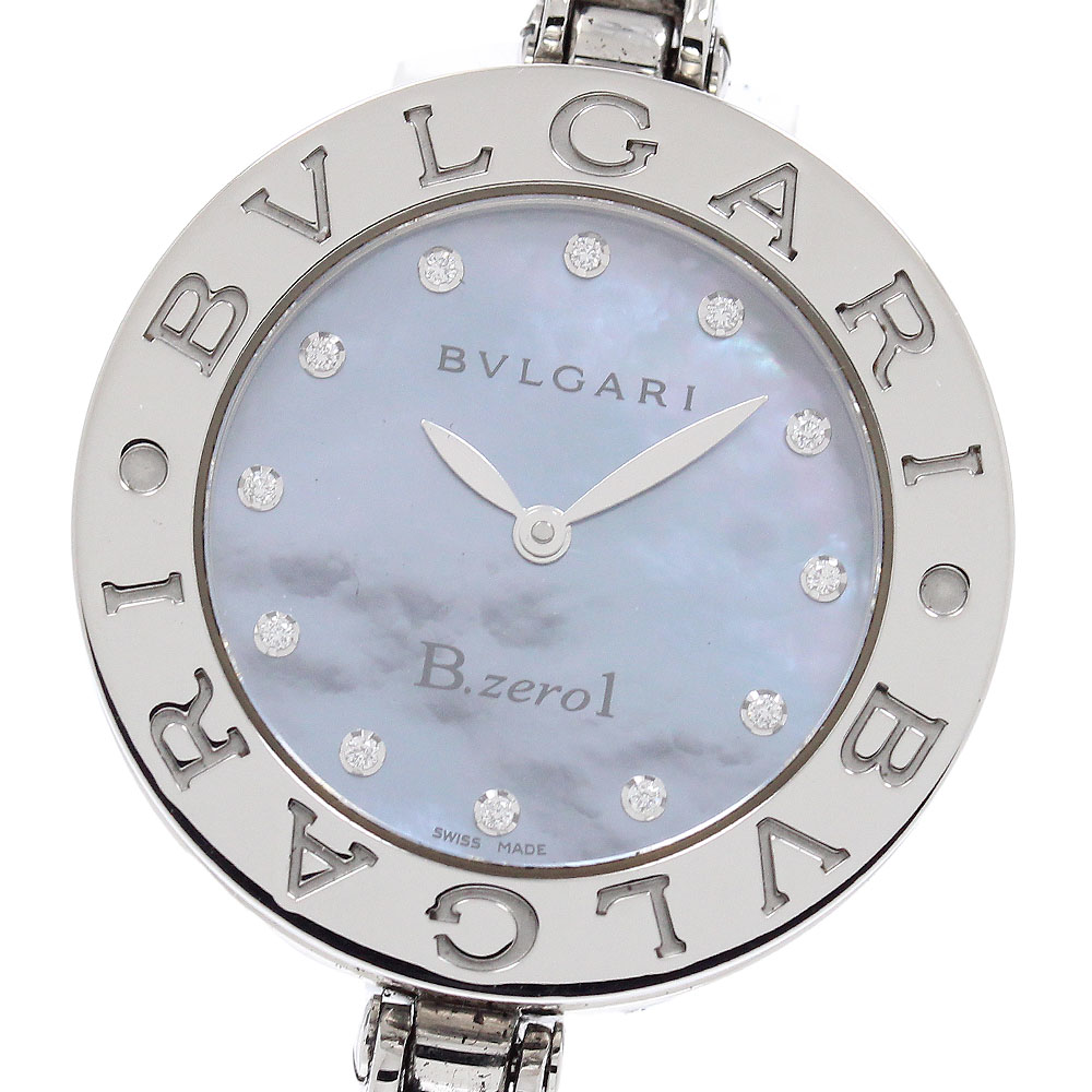 ブルガリ BVLGARI BZ30S B.zero1 12Pダイヤ クォーツ レディース 箱付き_955472【中古】