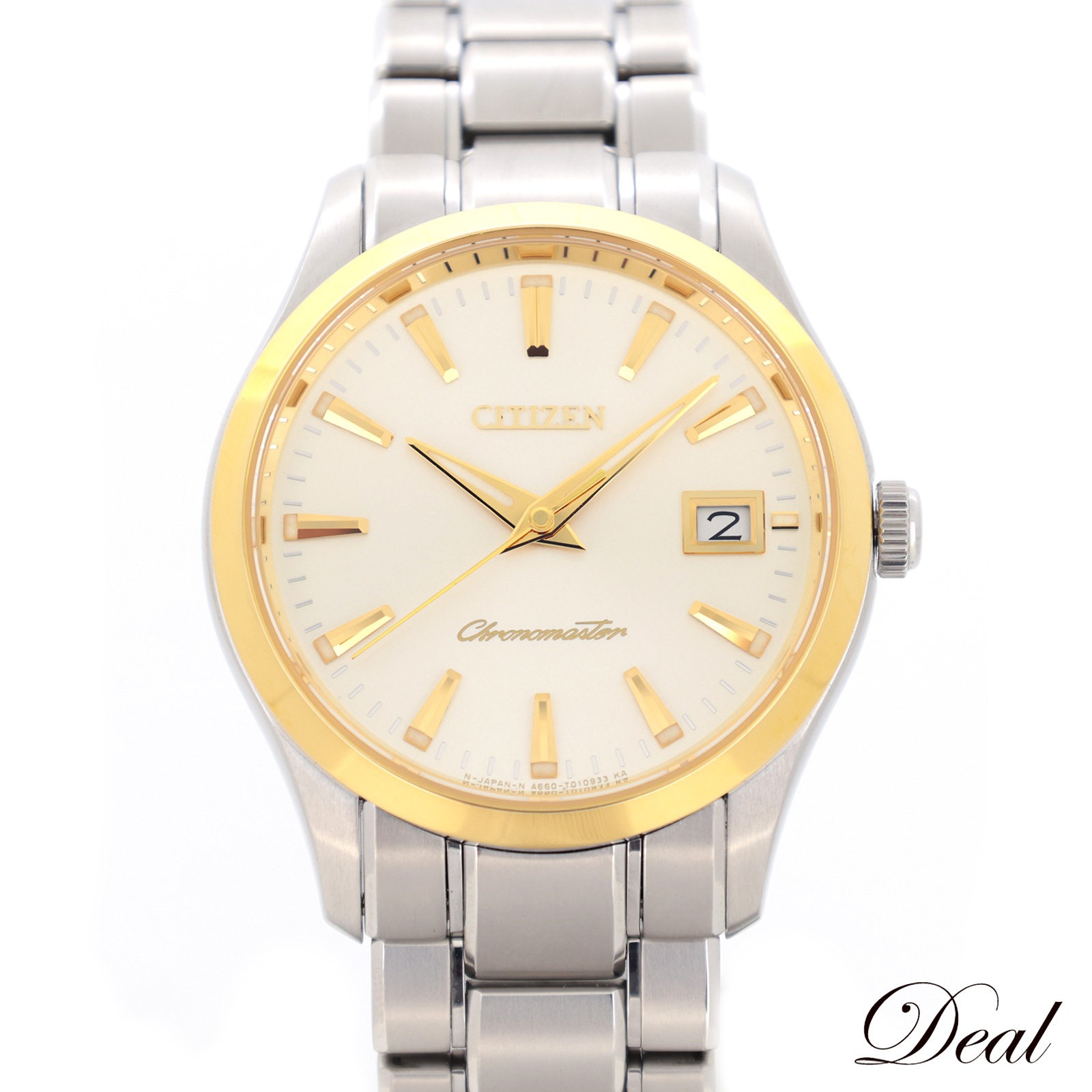 シチズン ザ・シチズン クロノマスター K18ベゼル A660-T006906 メンズ 腕時計