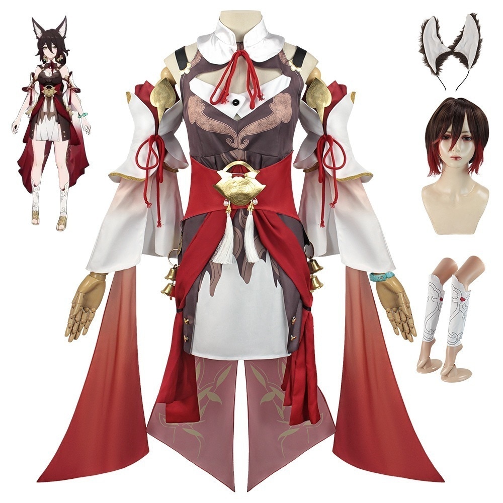 【限定特典】崩壊星穹鉄道cos服停雲cos服ゲーム同型古狐コスプレ演技服