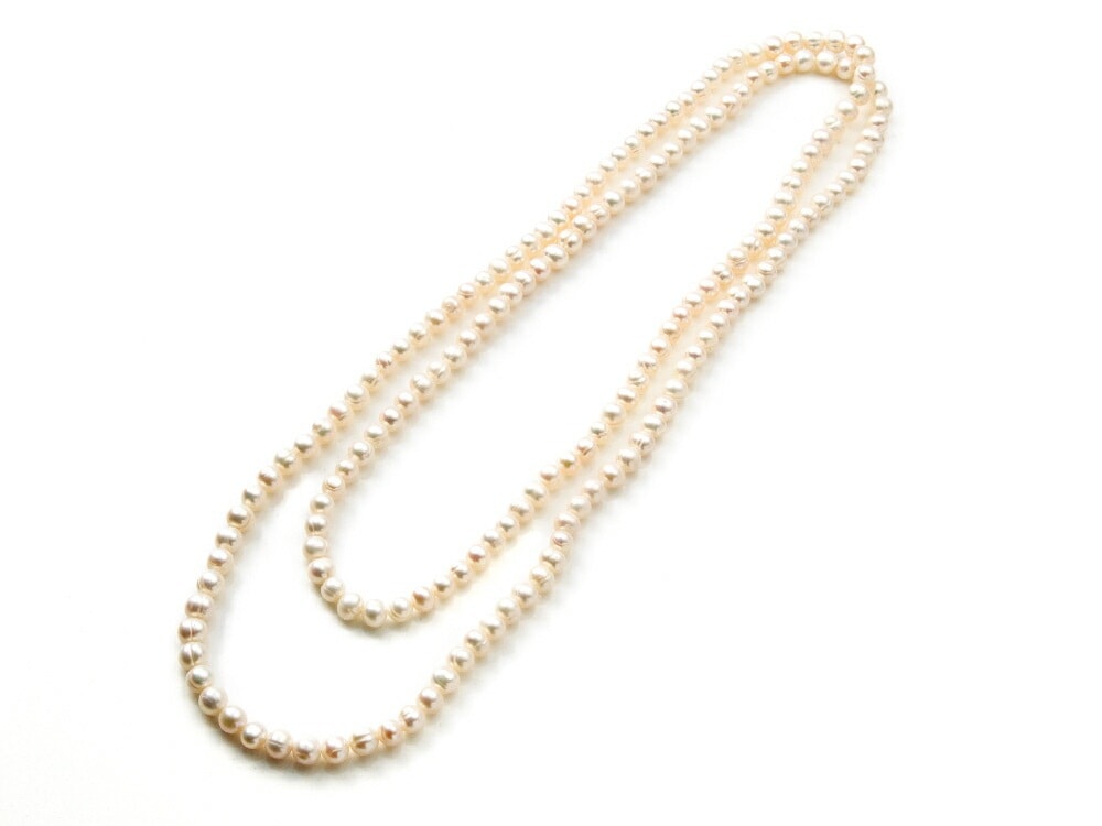 パール ネックレス ロング 120cm 真珠 淡水パール ロングネックレス ホワイト レディース アクセサリー アクセ アクセサリ カジュアル フォーマル 淡水 淡水真珠 ギフト 女性 母の日 プレ