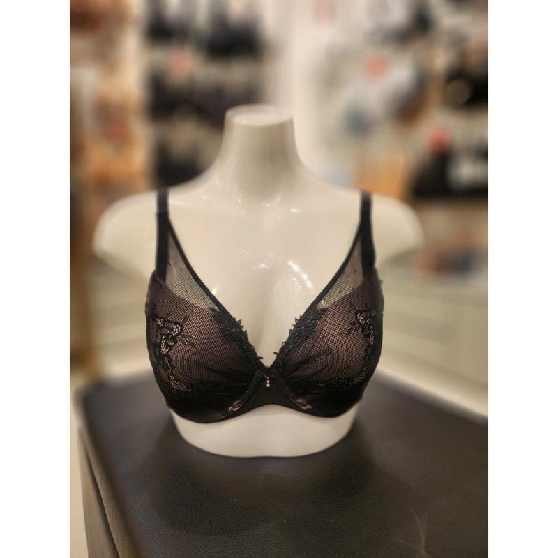 [釜山店] コピー_カバーフィット ジャカード レース モールド ブラジャー BR1850Q BK