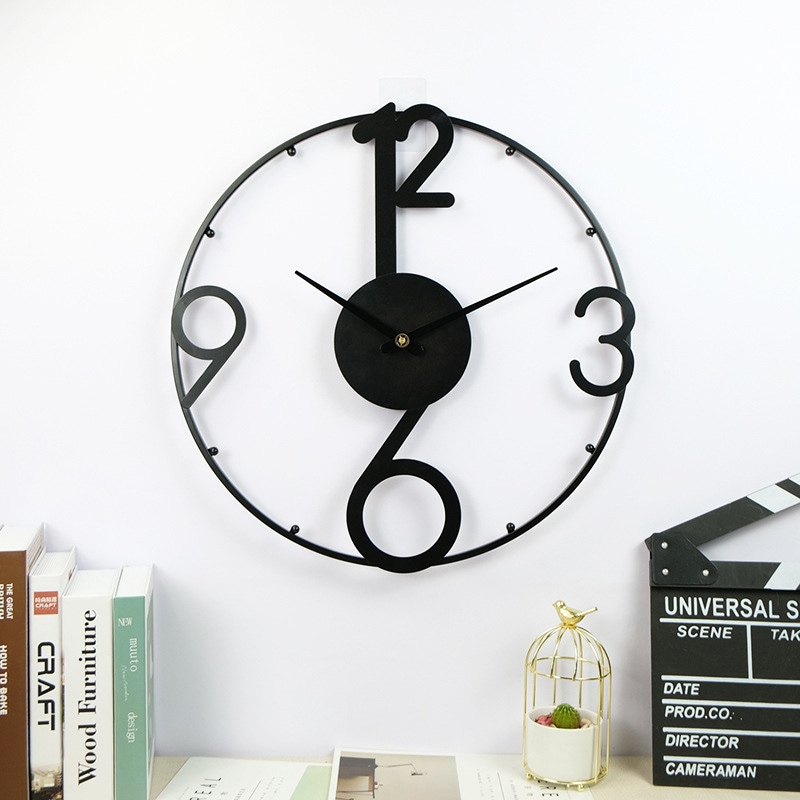 大型メタルウォールクロック サイレント ノンカチカチ 20インチ モダン ミニマリスト 装飾 ラグジュアリー アート ウォールクロック リビングルーム ダイニングルーム 装飾用 6,544円