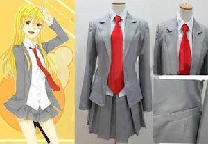 DK2093 黒子のバスケ★黄瀬凉太 女バージョン制服風　コスチューム、コスプレ コスプレ衣装 完全オーダメイドも対応可能 Qoo10] 黒子のバスケ海常高校女生制服 黄瀬涼太（