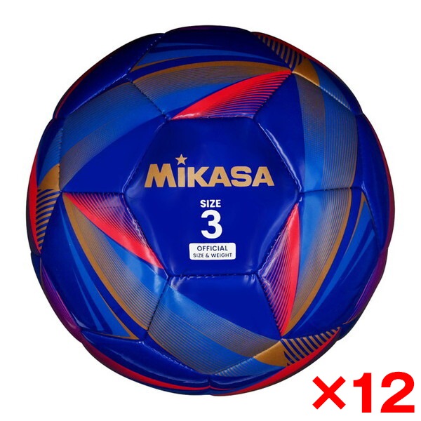 12個セット FT329D-NB レジャー用サッカーボール 3号 ネイビー