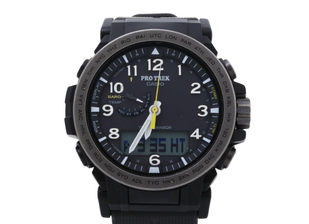 時計 PRO TREK プロトレック Climber Line 樹脂（バイオマス）／ステンレススチール PRW-51Y-1JF アナデジ ブラック メンズ時計 メンズウォッチ【本物保証】