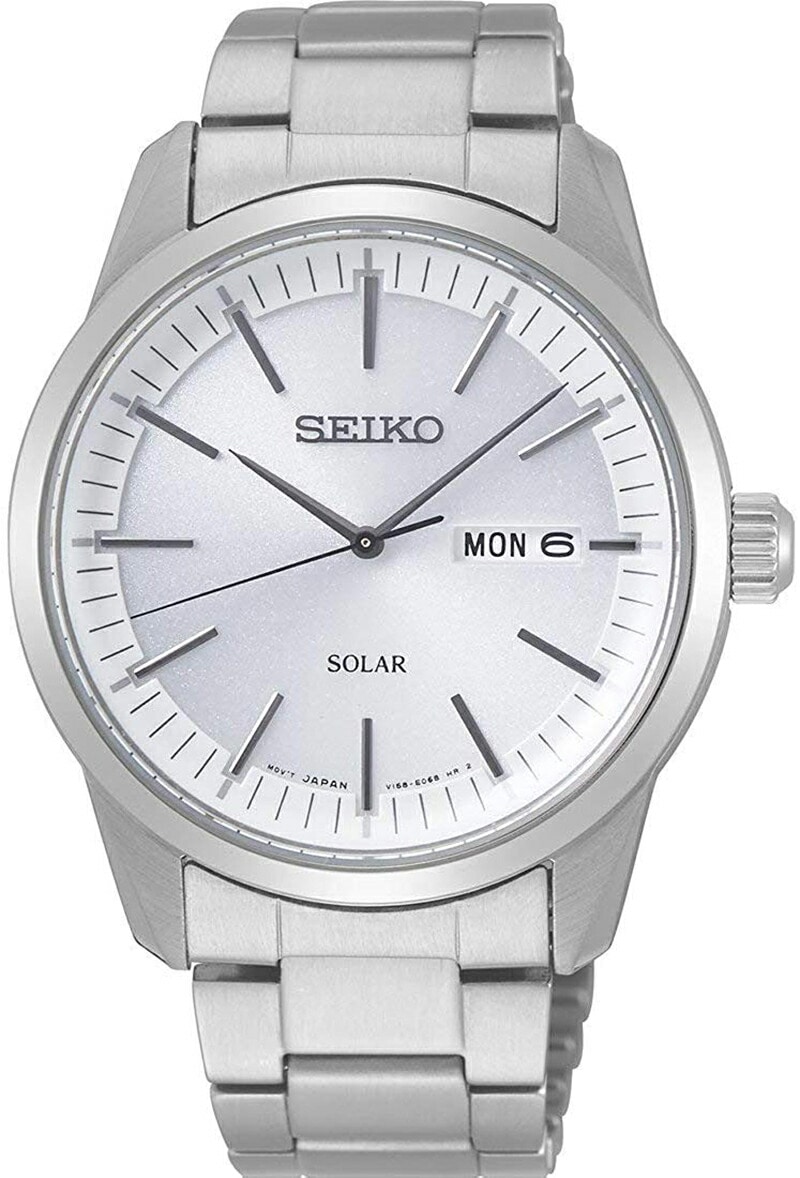 [10年保証] [生産終了モデル] SEIKO SNE523P1 ソーラー クオーツ 100m防水 [逆輸入モデル]