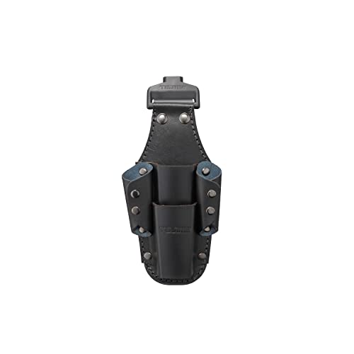 セフシステム 着脱式工具差し 本革 4本差し 堅牢でしなやかな上質なレザー(牛本革) SFKSK-P4 ブラック 着脱楽々 ベルトに後から装着可能 腰道具の組み換えが簡単 使う道具だけを選んで装着 腰