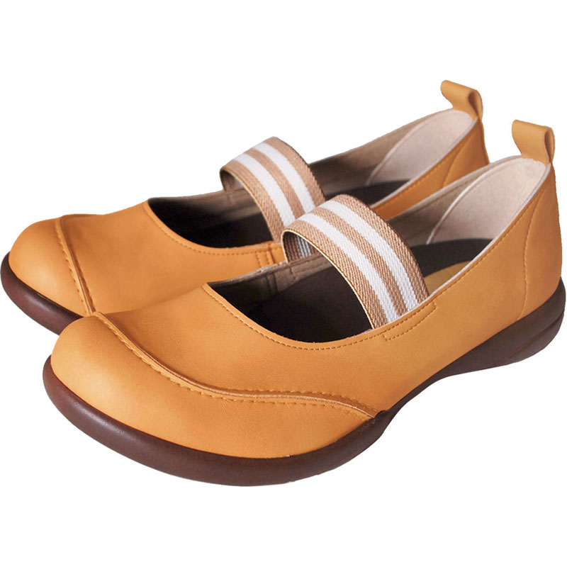 ボーダーゴム フラットモカシンシューズ R-073 カジュアル シューズ (r073-mus)